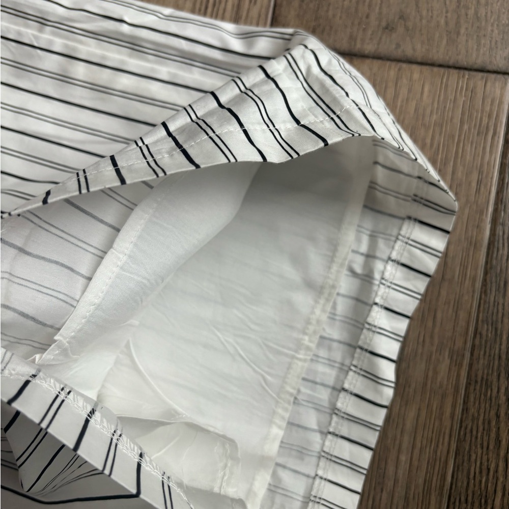 White Fox Boutique Walking Out Striped Pants White Size Small - Picture 8 of 11